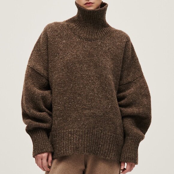 babaá's famous turtleneck jumper no17 in oak, great condition, one size - Picture 1 of 4